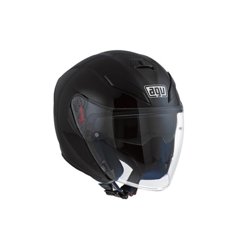 1131A4G0003, Открытый мотошлем, AGV, K-5 JET MONO MATT BLACK