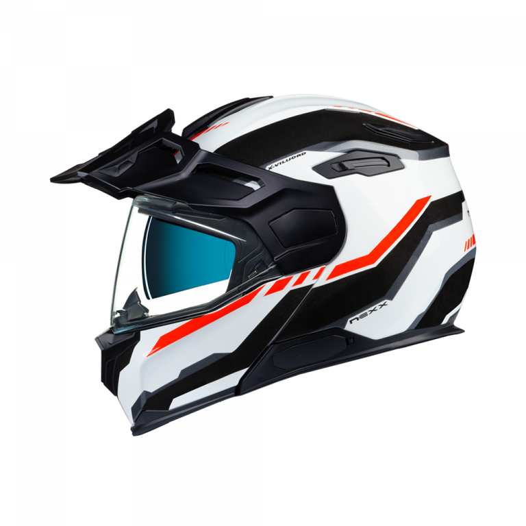 01XVJ00285628, Мотошлем модуляр, NEXX, X.VILIJORD Continental White / Black / Red