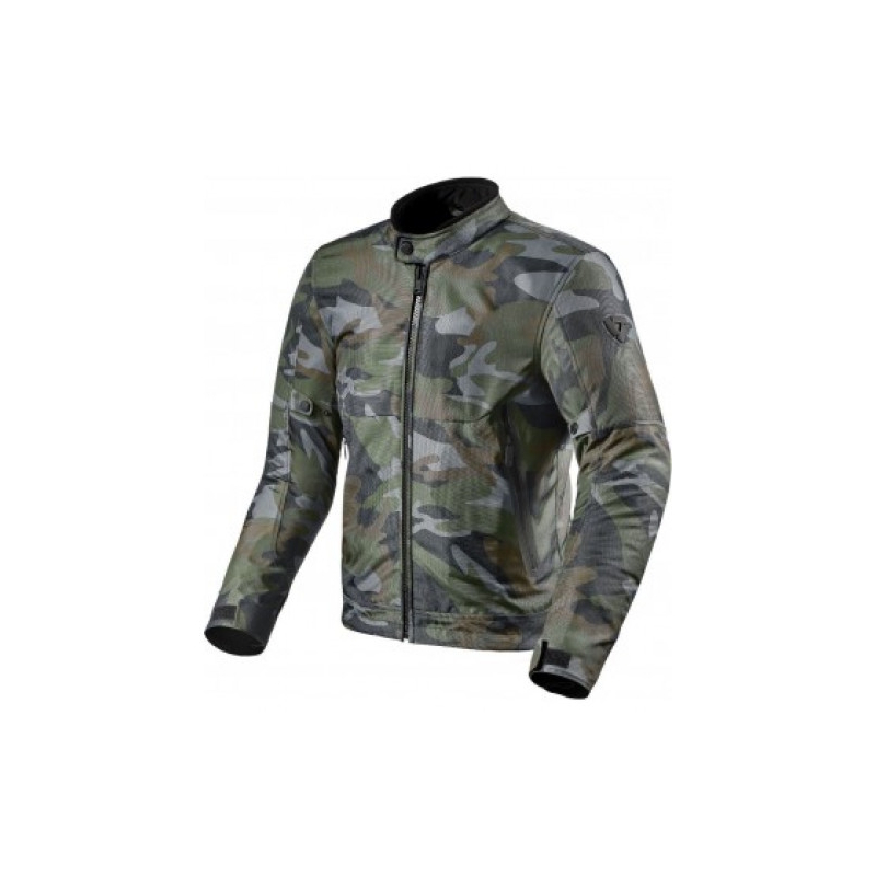 FJT298, Текстильная мотокуртка, REVIT Shade H2O Camo Green