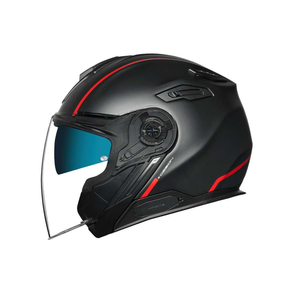 01XVB0132202900, Открытый мотошлем, NEXX, X.VILIBY SIGNATURE BLK/RED MT