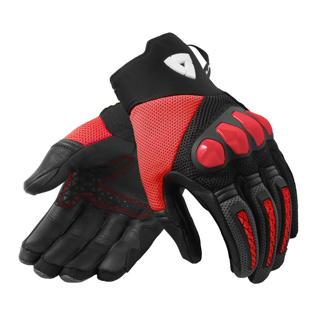 FGS188, Мотоперчатки, REVIT Speedart Air Black-Neon Red