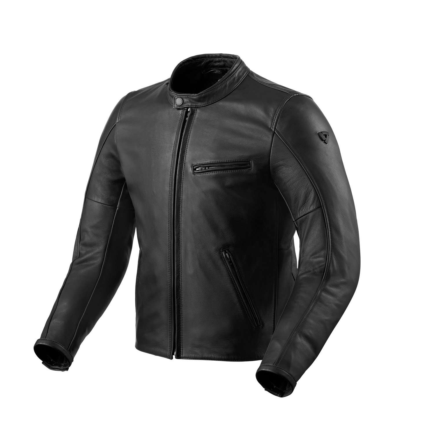 FJL136, Кожаная мотокуртка, REVIT Rino Black