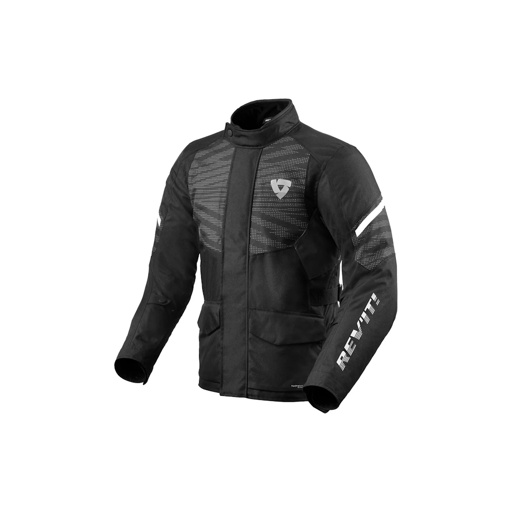 FJT308, Текстильная мотокуртка, REVIT Duke H2O Black