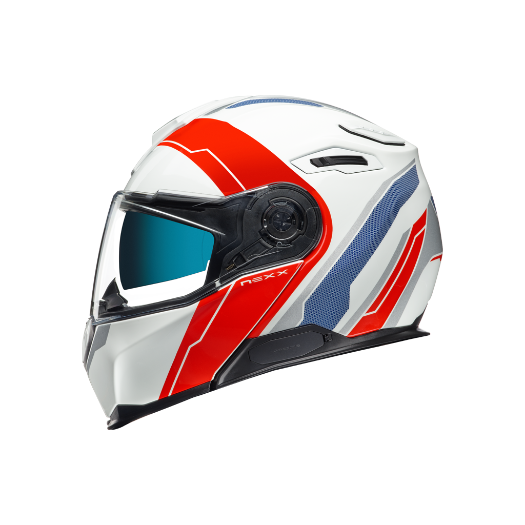 Мотошлем модуляр NEXX X.VILITUR MERIDIAN White / Red